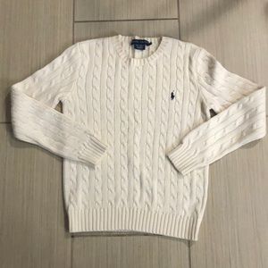 Ralph Lauren cotton sweater - white